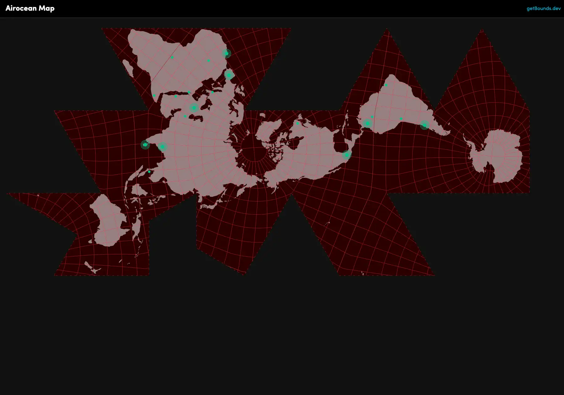 Airocean Projection Map