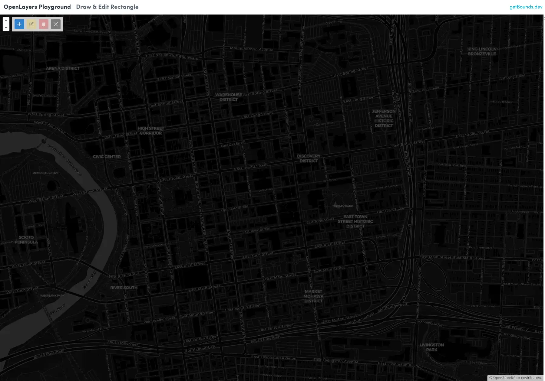 OpenLayers Draw & Edit Toolbar