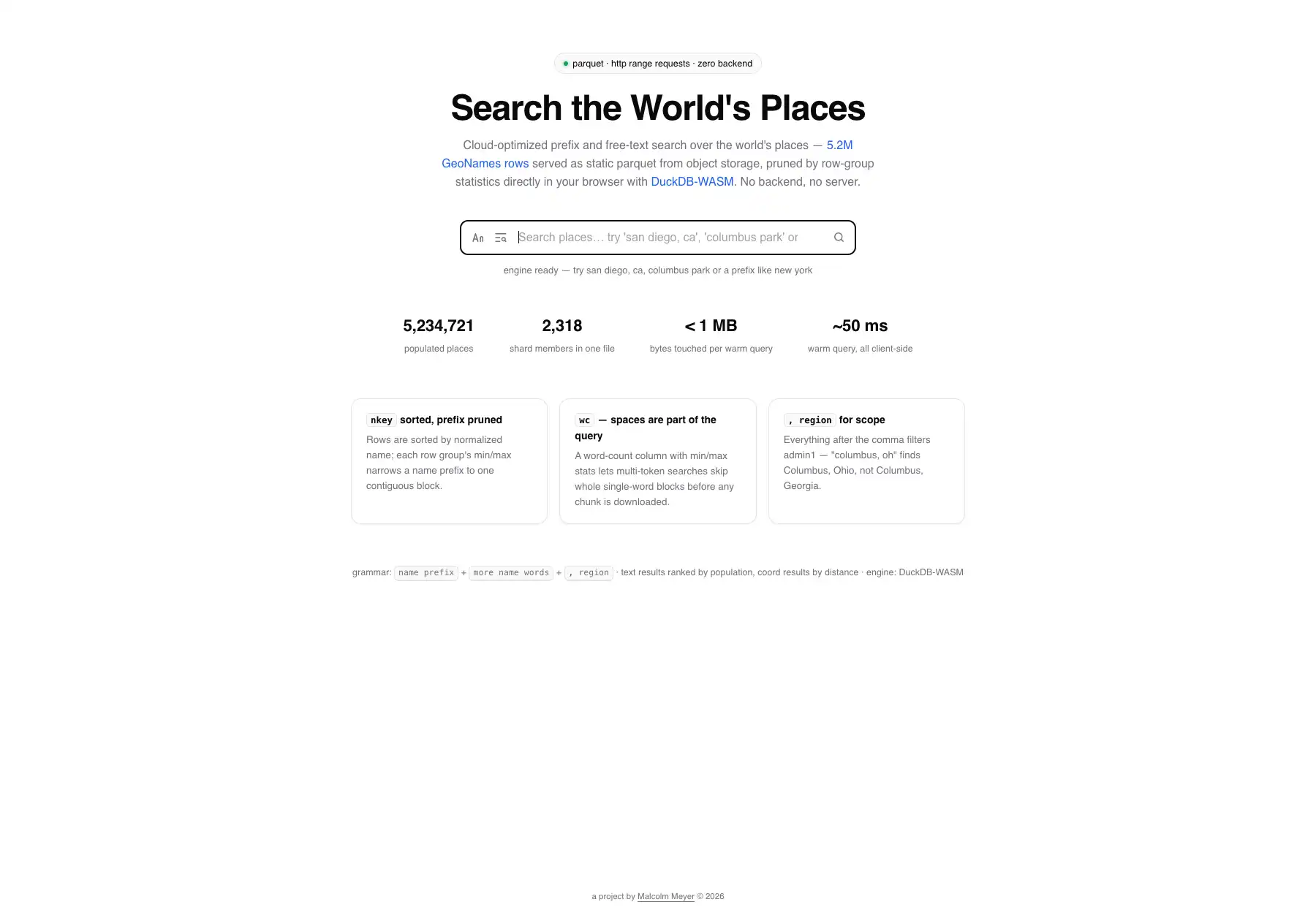 Places Search